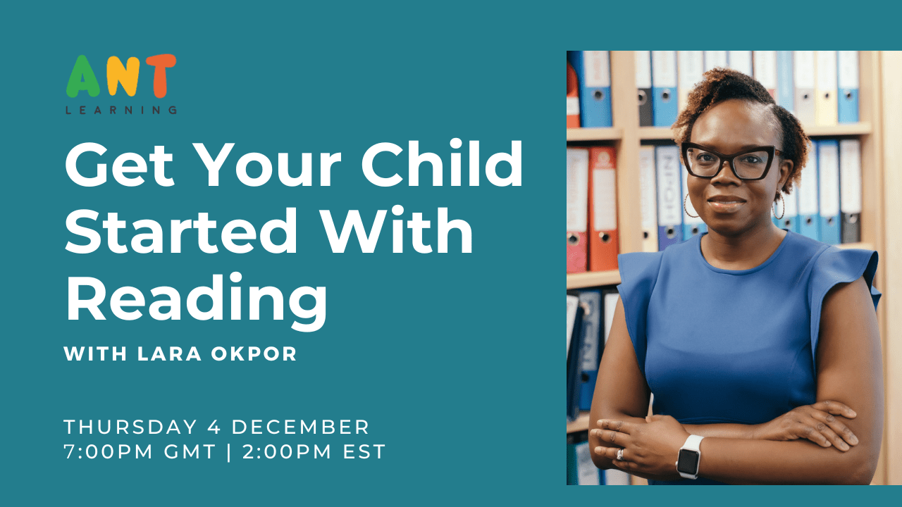 Get Your Child Started with Reading - Ant Learning